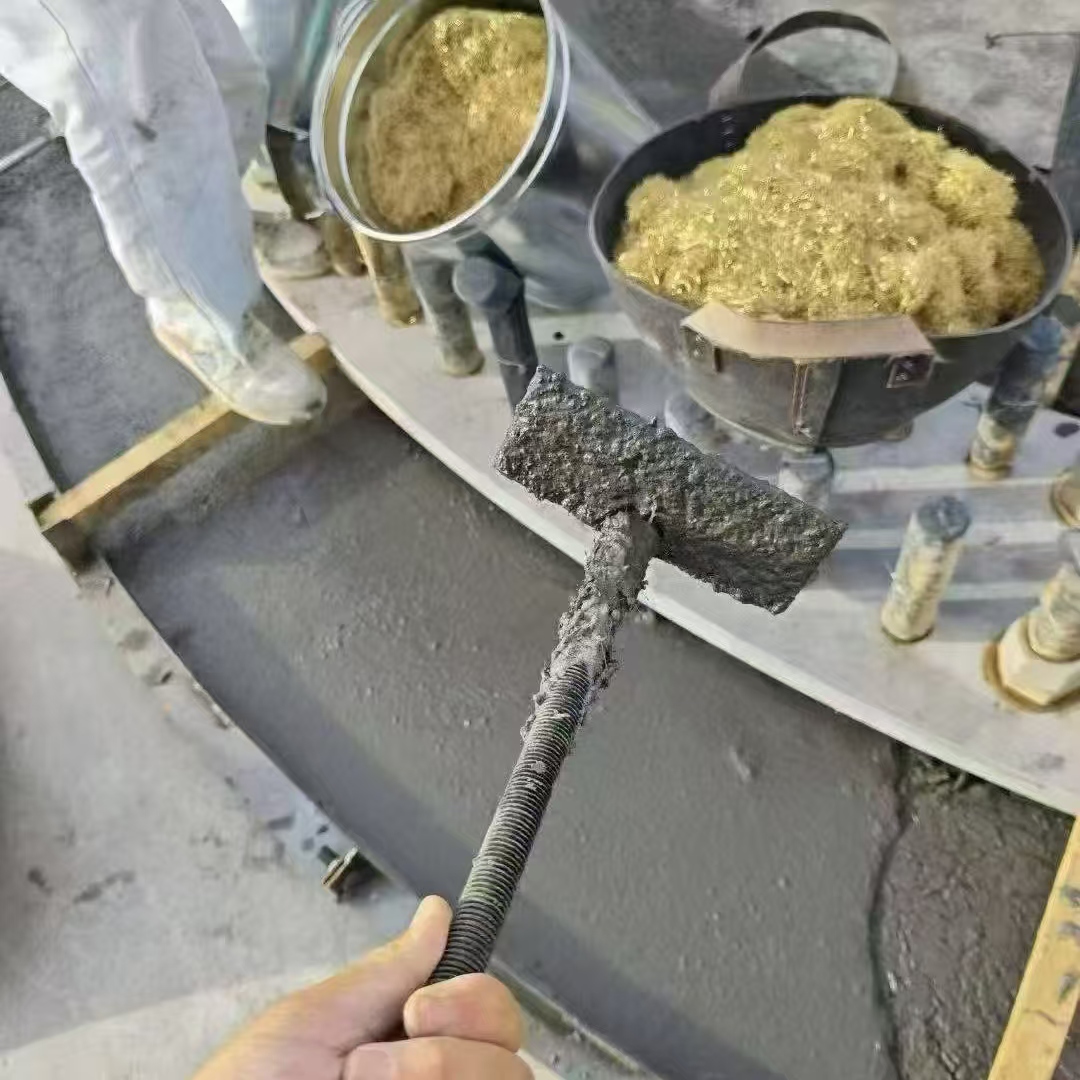 阳谷C120钢纤维高强无收灌浆料 轧机压缩机汽轮机发电机锻压设备底座灌浆材料